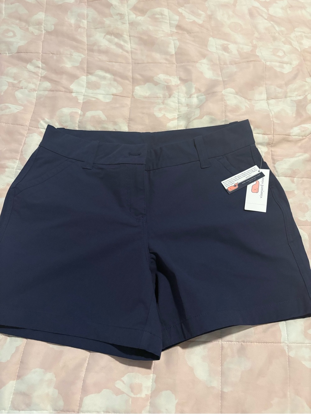 Vineyard Vines Navy Shorts - Lightweight Stretch